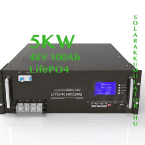 Lifepo4 5kw 48v 100 Ah napelem akkumulátor